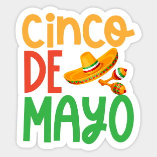 Cinco De Mayo Sticker